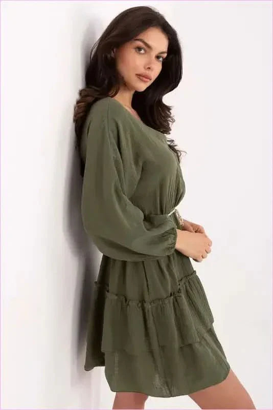 Summer Boho Style Muslin Mini Dress