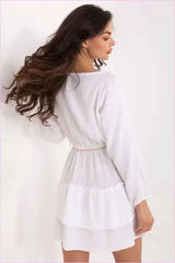 Summer Boho Style Muslin Mini Dress
