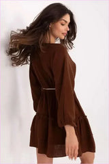 Summer Boho Style Muslin Mini Dress