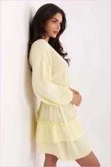 Summer Boho Style Muslin Mini Dress