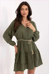 Summer Boho Style Muslin Mini Dress