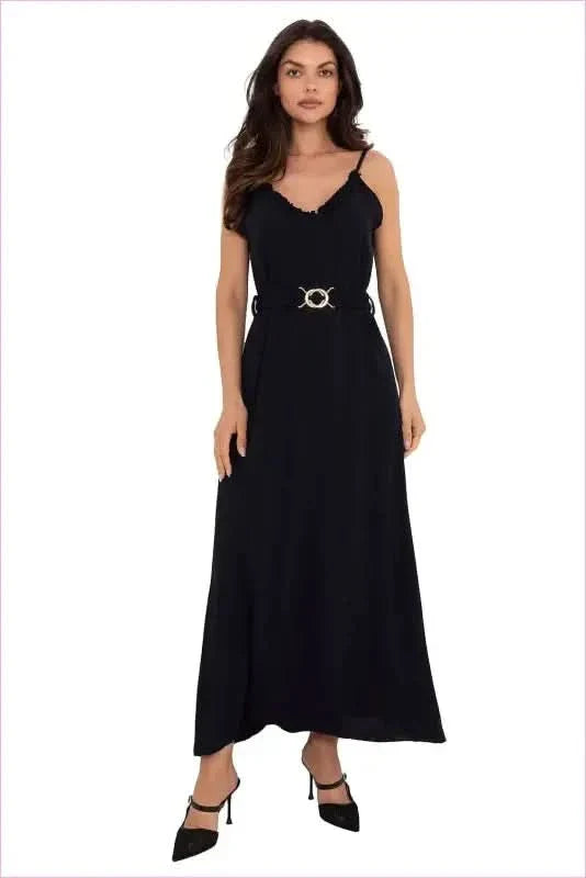 Summer Maxi Dress Lightweight Polyester Fashion