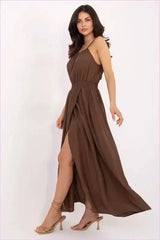 Summer Maxi Dress Wrap Style Fashion