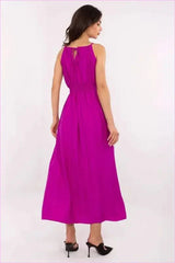Summer Maxi Dress Wrap Style Fashion