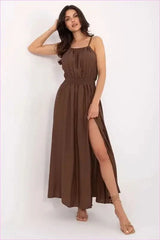 Summer Maxi Dress Wrap Style Fashion