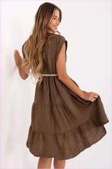 Summer Muslin Dress Unique Style Fashion