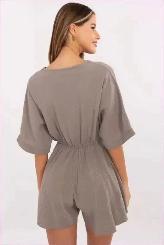 Summer Muslin Jumpsuit Unique Style Fashion