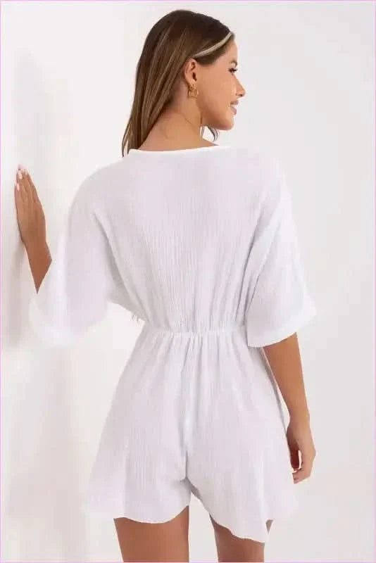 Summer Muslin Jumpsuit Unique Style Fashion