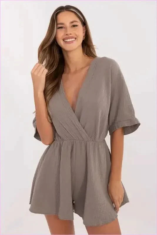 Summer Muslin Jumpsuit Unique Style Fashion