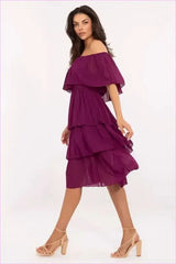 Summer Style Flared Dress