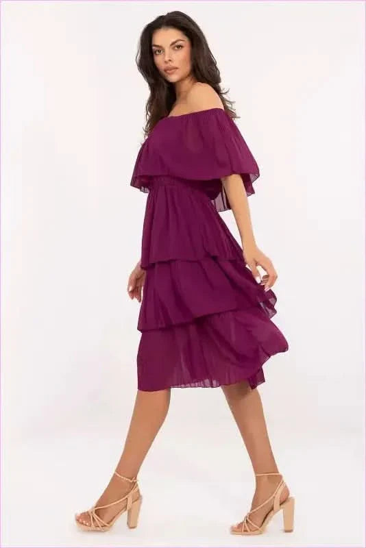 Summer Style Flared Dress