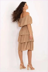 Summer Style Flared Dress