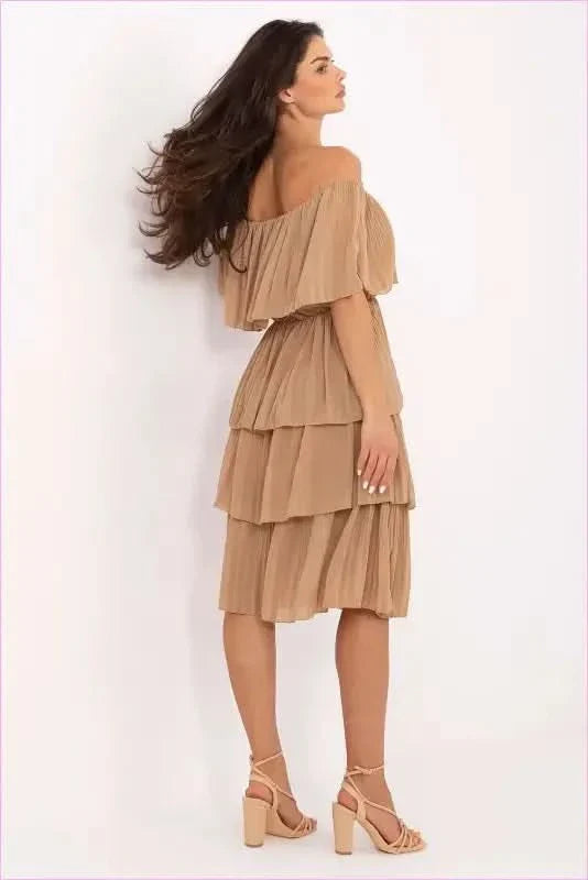 Summer Style Flared Dress