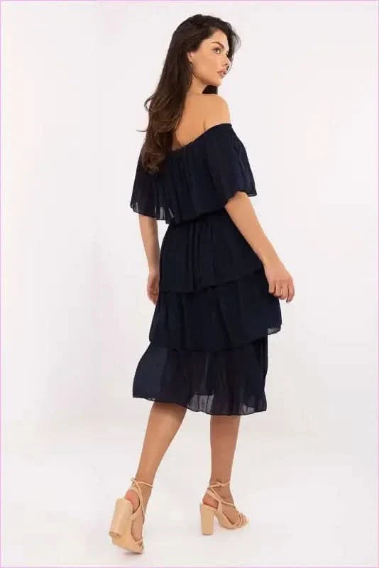 Summer Style Flared Dress