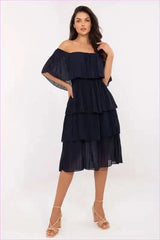 Summer Style Flared Dress