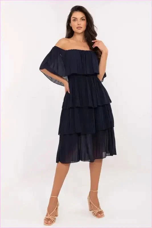 Summer Style Flared Dress