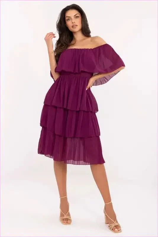 Summer Style Flared Dress