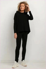 Sweatshirt Knit Leggings Fashion Style