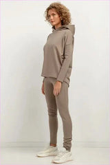 Sweatshirt Knit Leggings Fashion Style