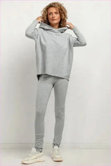 Sweatshirt Knit Leggings Fashion Style