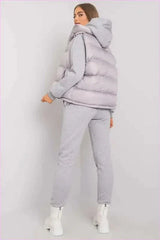 Sweatshirt Vest and Pants Set Unique Style Fashion