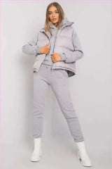 Sweatshirt Vest and Pants Set Unique Style Fashion