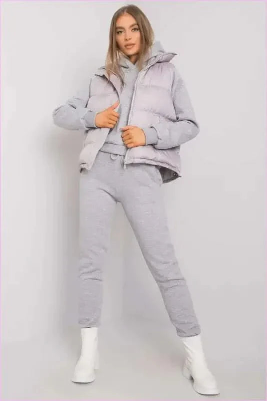 Sweatshirt Vest and Pants Set Unique Style Fashion