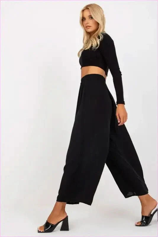 Swedish Style Viscose Trousers Unique Fashion