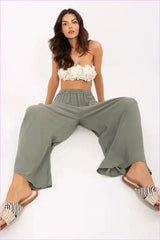 Swedish Style Viscose Trousers Unique Fashion