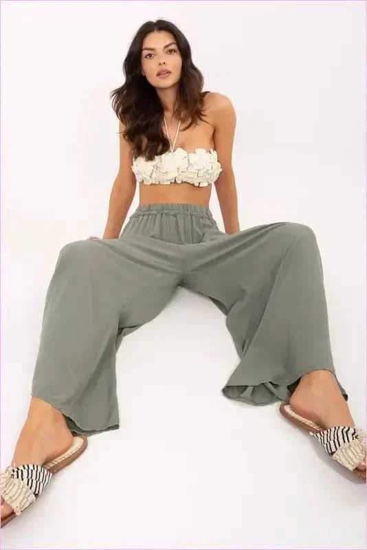 Swedish Style Viscose Trousers Unique Fashion