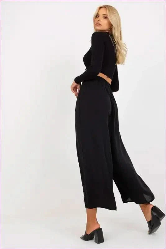 Swedish Style Viscose Trousers Unique Fashion