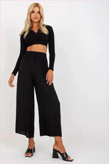 Swedish Style Viscose Trousers Unique Fashion