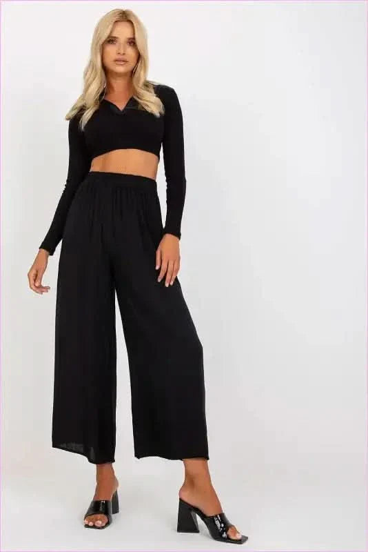 Swedish Style Viscose Trousers Unique Fashion