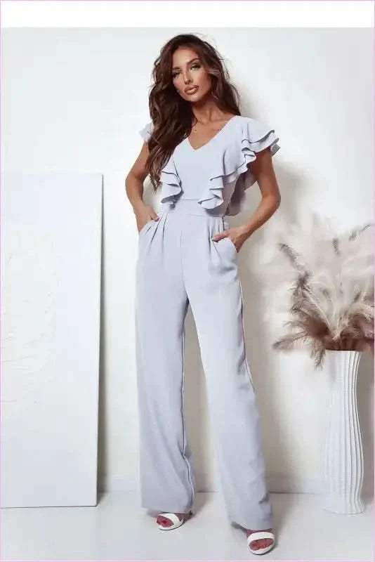 Sweetheart Neckline Jumpsuit Unique Style Fashion