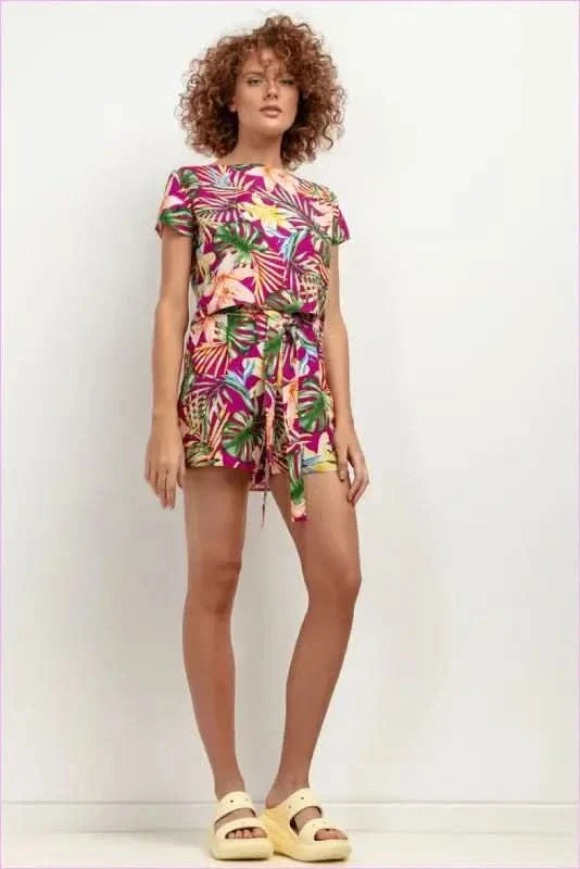 T411 Viscose Shorts Unique Summer Style