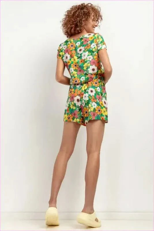 T411 Viscose Shorts Unique Summer Style