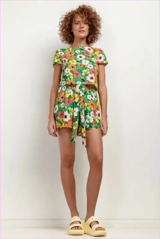 T411 Viscose Shorts Unique Summer Style