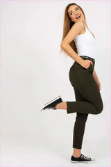 Tapered High Waisted Pants Fashion Style Unique High Waisted Pants for Women