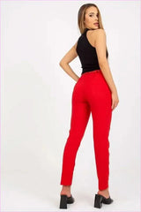 Tapered High Waisted Pants Fashion Style Unique High Waisted Pants for Women