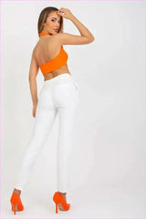 Tapered High Waisted Pants Fashion Style Unique High Waisted Pants for Women