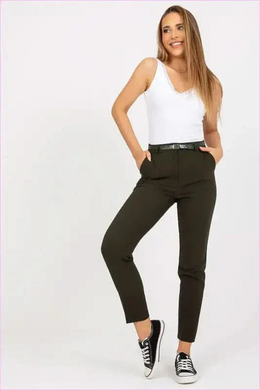 Tapered High Waisted Pants Fashion Style Unique High Waisted Pants for Women