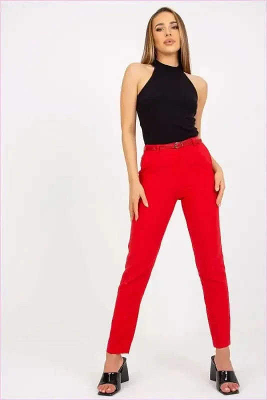 Tapered High Waisted Pants Fashion Style Unique High Waisted Pants for Women