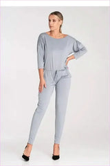 Tapered Leg Jumpsuit Unique Style