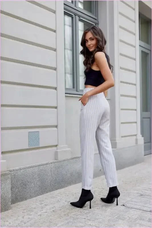 Tapered Leg Pants Everyday Style Fashion