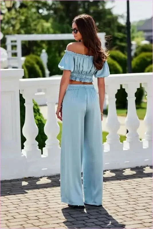 Tarifa Satin Pants Unique Fashion Style