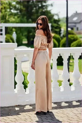 Tarifa Satin Pants Unique Fashion Style