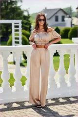 Tarifa Satin Pants Unique Fashion Style
