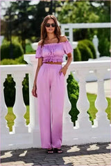 Tarifa Satin Pants Unique Fashion Style