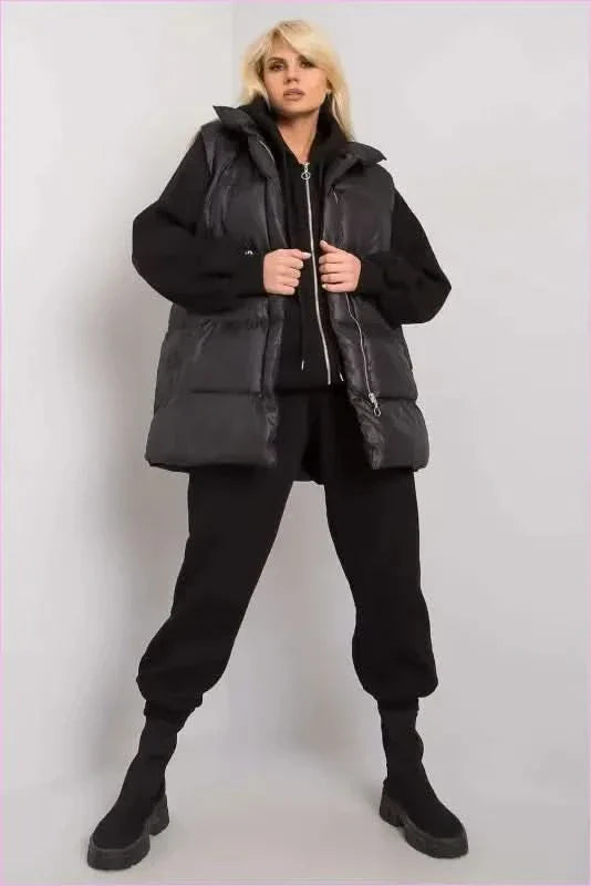 Three Piece Fashion Set Unique Style Lounge Set Vest Sweatshirt and Pants