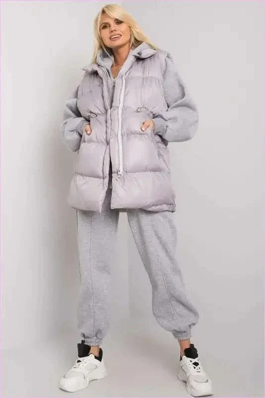 Three Piece Fashion Set Unique Style Lounge Set Vest Sweatshirt and Pants